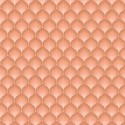 As Creation|Wallpaper retro style turkey feather, salmon, orange|Retro
