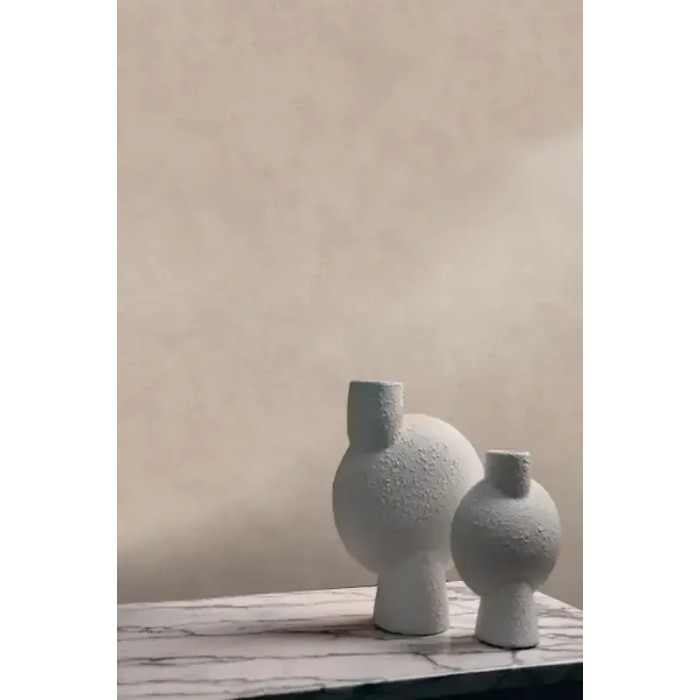 Papel pintado liso taupe y beige efecto textil mate - Casamance Mouvements 75491630