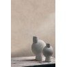 Casamance|Unifarbene Tapete taupe-beige Textileffekt matt|Tapeten