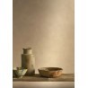Casamance|Unifarbene Tapete braun Textileffekt matt|Tapeten
