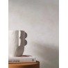Casamance|Unifarbene Tapete hellgrau Textileffekt matt|Tapeten