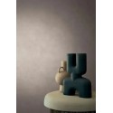 Casamance|Wallpaper plain light brown textile effect|Wallpaper