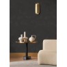 Casamance|Unifarbene Tapete schwarz Textileffekt matt|Tapeten