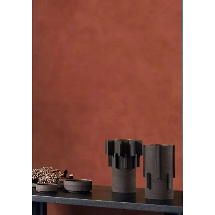 Casamance|Wallpaper textile effect orange matte texture|Wallpaper