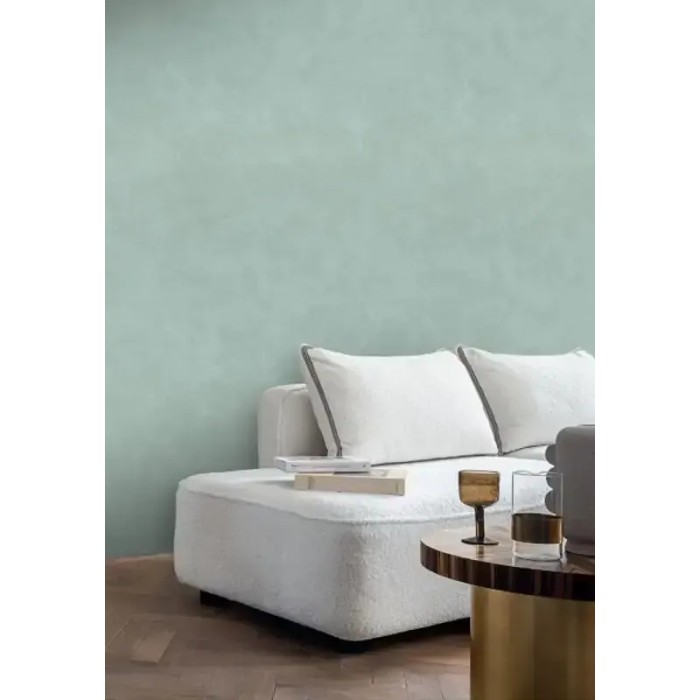 Papel pintado liso verde estilo textil natural - Casamance Mouvements 75493058