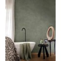 Casamance|Unifarbene Tapete grün matt Textilstil|Tapeten