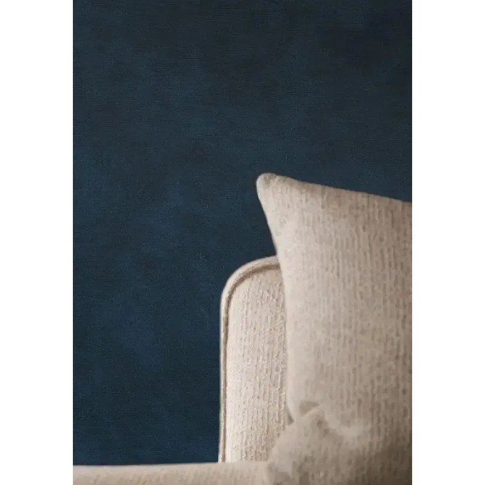 Casamance|Papel Pintado efecto lienzo teñido azul|Papel Pintado