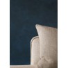 Casamance|Leinwandtapete blau gefärbt|Tapeten