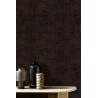 Casamance|Textiltapete Samteffekt schwarz-braun|Tapeten