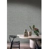 Casamance|Wallpaper knotted linen effect grey|Fabric Imitation