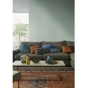 Casamance|Wallpaper knotted linen effect green|Fabric Imitation