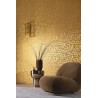 Casamance|Wallpaper geometric gold metallic texture|High-End