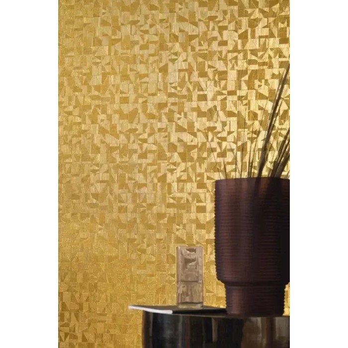 Casamance|Wallpaper geometric gold metallic texture|High-End
