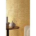 Casamance|Papel pintado abstracto dorado con láminas metalizadas|Alta Gama