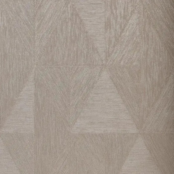 Papel pintado geométrico rombos gris brillo metalizado - Casamance Textures Metalliques 75770712
