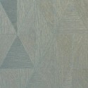 Casamance|Geometrische Tapete Rauten grün metallischer Glanz|Rhombus