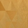 Papel pintado geométrico rombos amarillo dorado brillo metalizado - Casamance Textures Metalliques 75770916