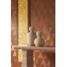 Casamance|Wallpaper geometric rhombus copper gold metallic shine|Rhombus