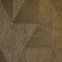 Casamance|Papier peint géométrique losanges bronze doré éclat métallique|Losanges