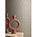 Casamance|Wallpaper silver palm leaves metallic effect|High-End