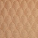 Casamance|Wallpaper orange palm leaves metallic effect|Art Deco