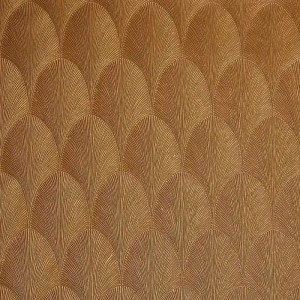 Casamance|Wallpaper brown and grey palm leaves metallic|Wallpaper