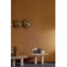 Casamance|Wallpaper brown palm leaves metallic|High-End