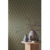 Casamance|Wallpaper green and gold palm leaves metallic|High-End