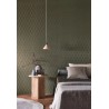 Casamance|Wallpaper green and gold palm leaves metallic|High-End