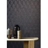 Casamance|Palmenblätter Tapete blau-gold metallisch|Tapeten