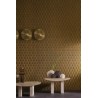 Casamance|Wallpaper bronze gold palm leaves metallic|High-End