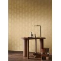 Casamance|Wallpaper interlaced pattern gold metallic|Circles