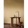 Casamance|Wallpaper interlaced pattern gold metallic|Circles