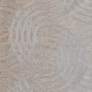 Casamance|Wallpaper interlaced pattern green and gold metallic|High-End