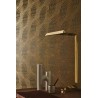 Casamance|Geflechtmuster Tapete kupfer-gold metallisch|Hochwertige