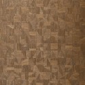 Casamance|Papier peint géométrique moderne bleu et doré métallisé|Haut Gamme