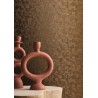 Casamance|Papier peint géométrique moderne bleu et doré métallisé|Haut Gamme