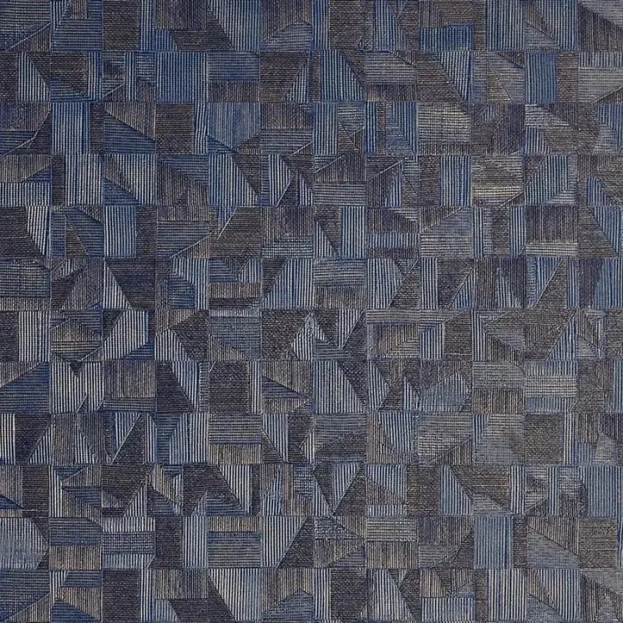 Casamance|Papel pintado geométrico moderno dorado metalizado|Contemporáneo