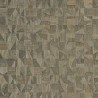 Casamance|Papier peint géométrique moderne vert kaki et doré|Haut Gamme