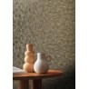 Casamance|Papier peint géométrique moderne vert kaki et doré|Haut Gamme