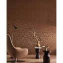 Casamance|Wallpaper modern geometric brown and gold|High-End