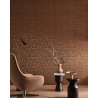 Casamance|Wallpaper modern geometric brown and gold|High-End