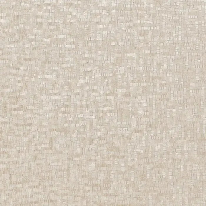 Casamance|Papel pintado mosaico mármol y piedra beige marfil metalizado|Contemporáneo