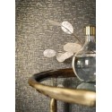 Casamance|Papier peint mosaïque marbre et pierre argent et doré|Imitation Métal