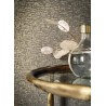 Casamance|Papier peint mosaïque marbre et pierre argent et doré|Imitation Métal