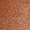 Casamance|Wallpaper mosaic marble and stone rust orange and gold|Metal Imitation