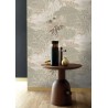 Casamance|Wallpaper Japanese floral jasmines and lilies beige gold|Modern