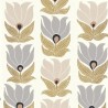 Casamance|Wallpaper floral Art Nouveau ochre gold|Art Deco