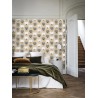 Casamance|Wallpaper floral Art Nouveau ochre gold|Art Deco