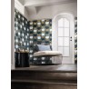 Casamance|Papier peint floral Art Nouveau beige|Rétro